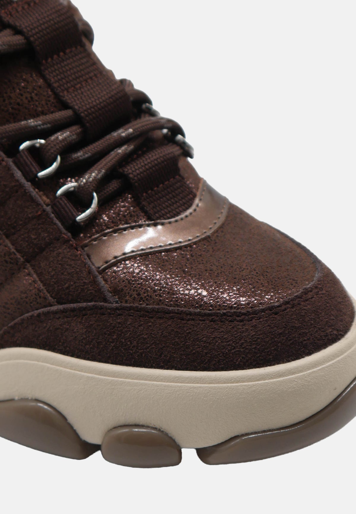ATHENA 01 SNEAKER LOW SUEDE/LINING - MORO