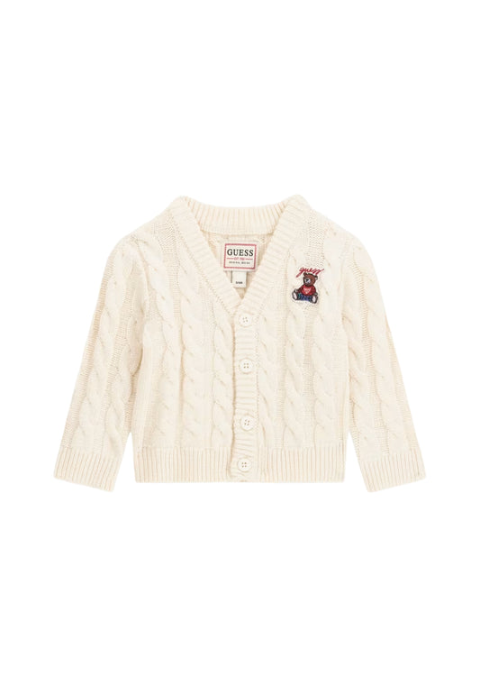 LS CARDIGAN - CREAM WHITE