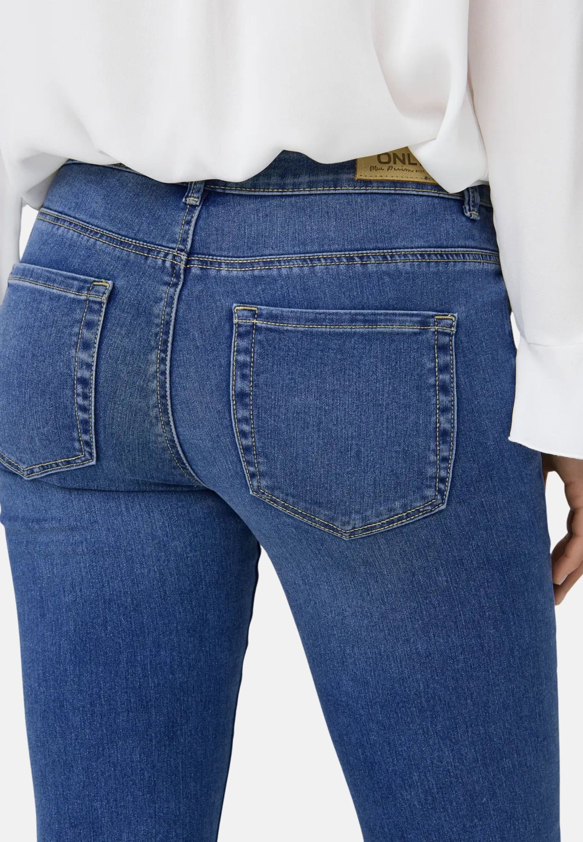 ONLREESE REG RETRO FLARED DNM BOX - AZZURRO