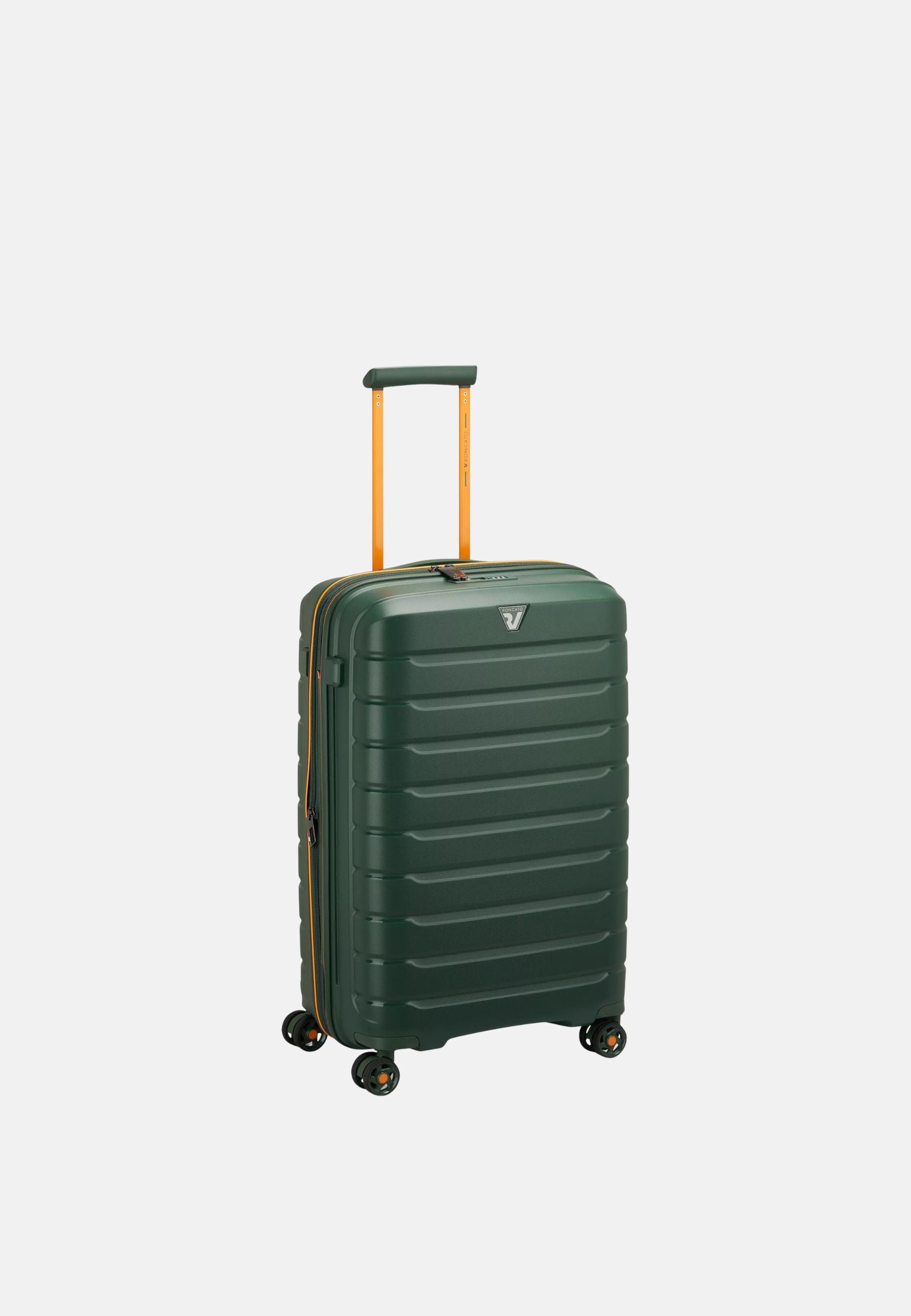 TROLLEY MEDIO 4R 68 CM EXP. - VERDE MIMETICO