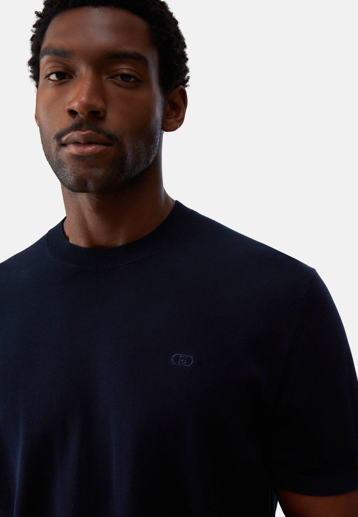 MAGLIA SHORTCREPE - DARK BLUE