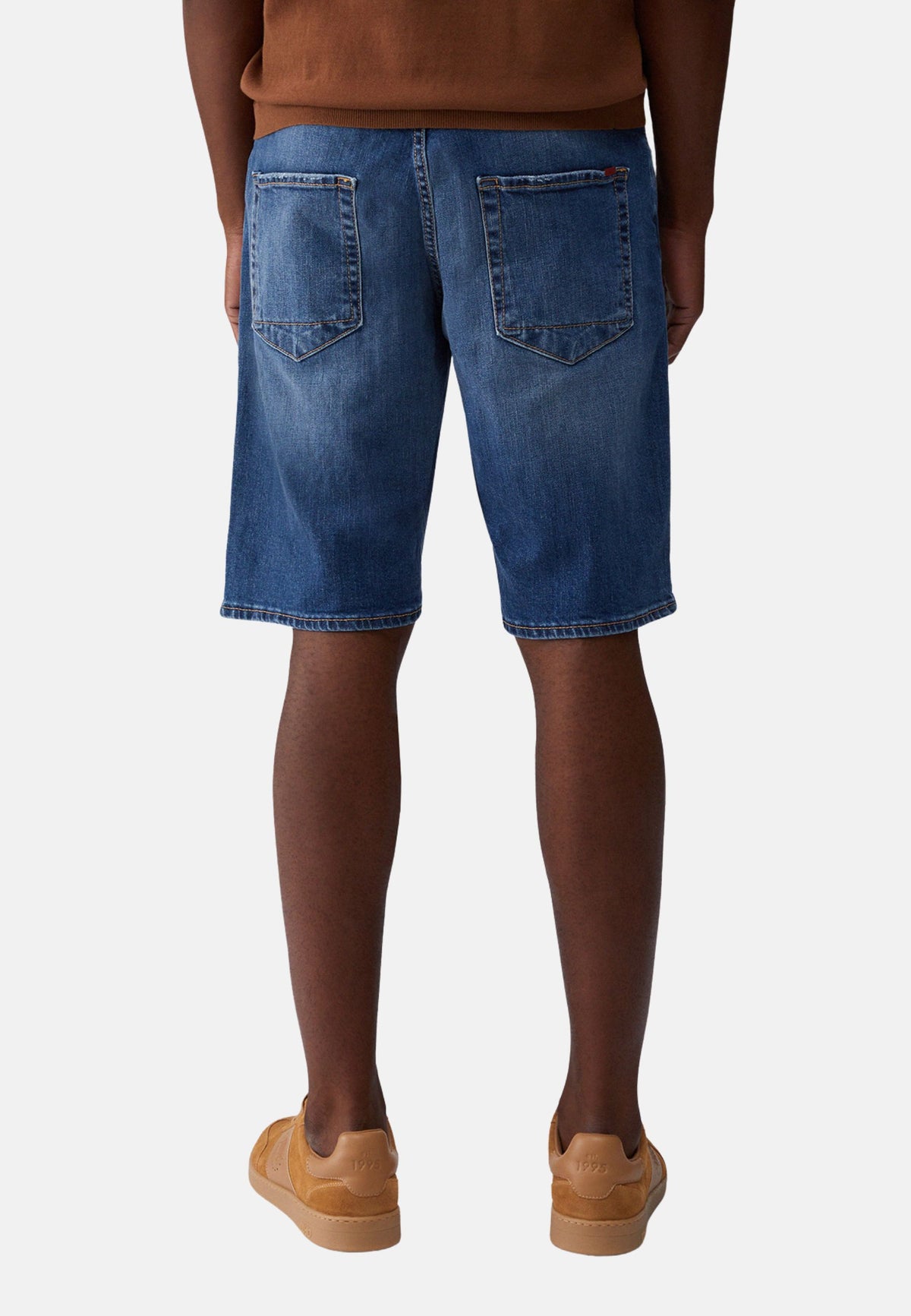 JEANS BERMUDA BRUCE - DEN.BLUE MEDIUM WASH