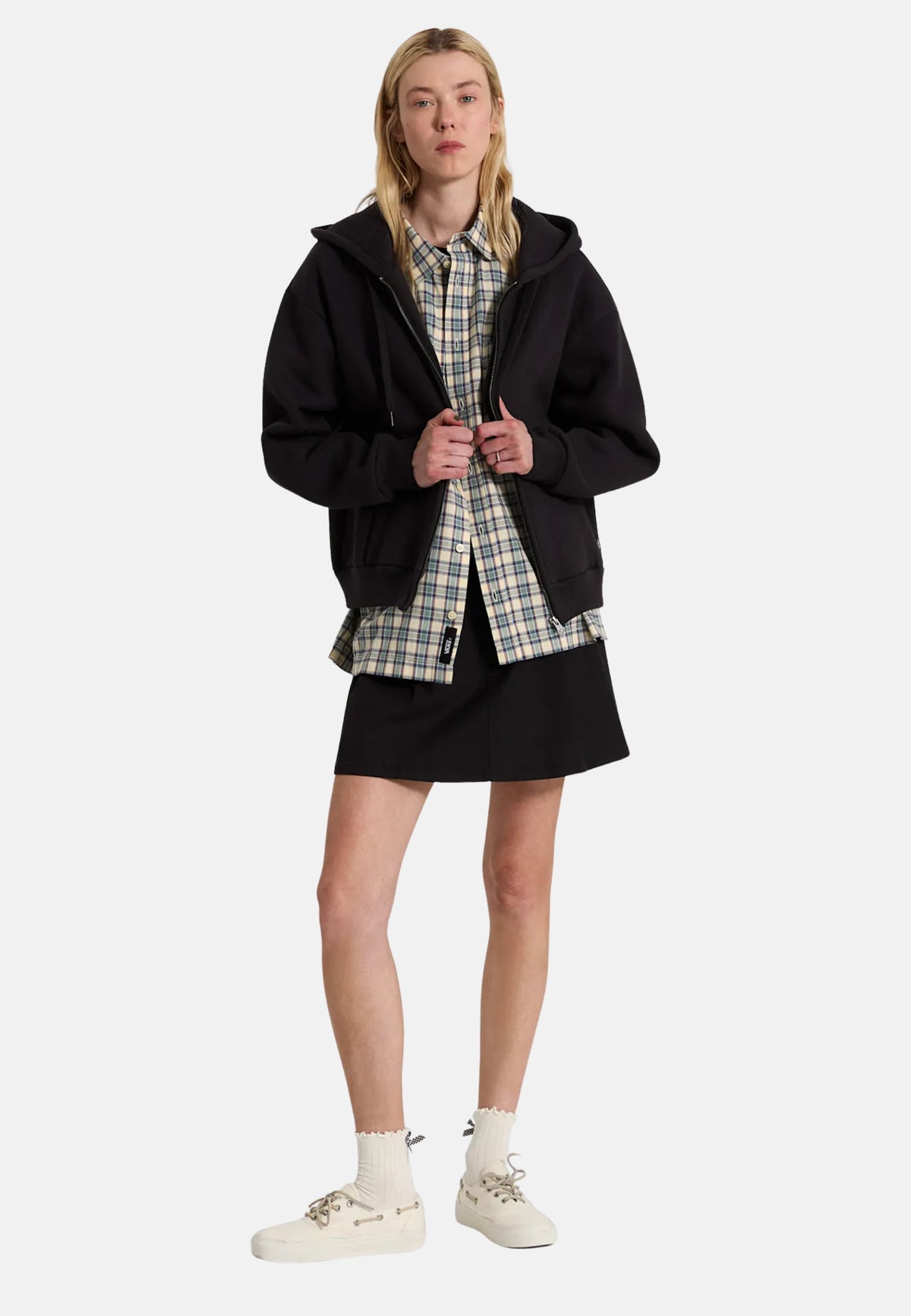SALTON FULL-ZIP - BLACK