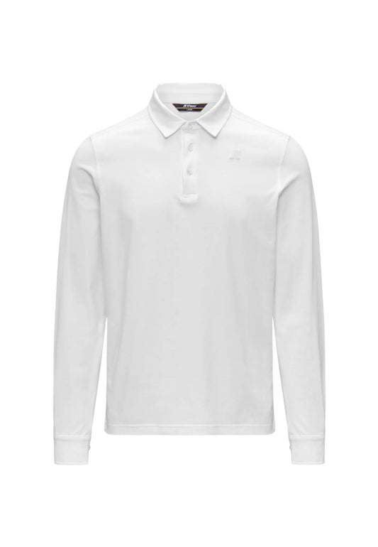 TIBOR LT STRETCH JERSEY SLIM - WHITE