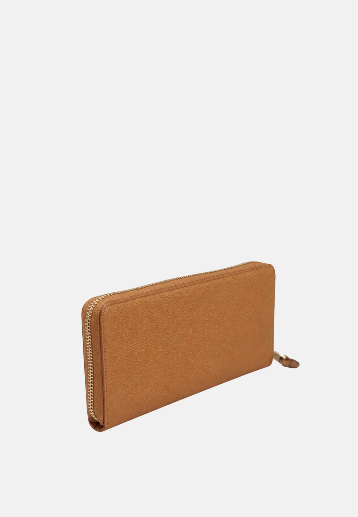 PORTAFOGLIO CON ZIP - TOBACCO