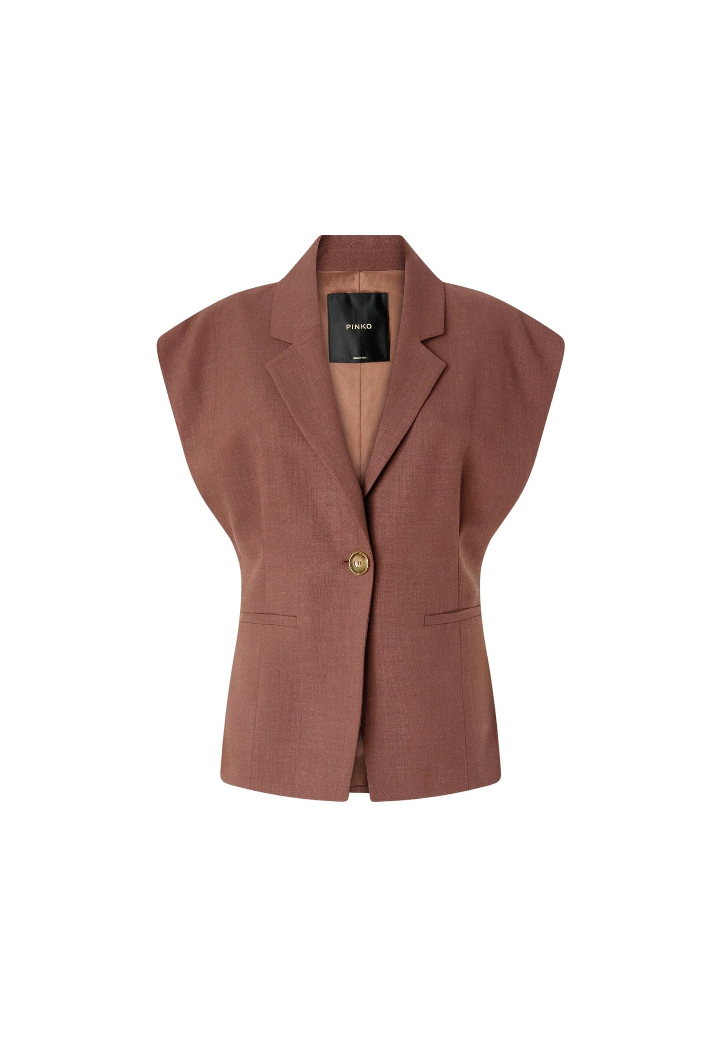 FLOELLA GIACCA FRISOTTINO - BROWN