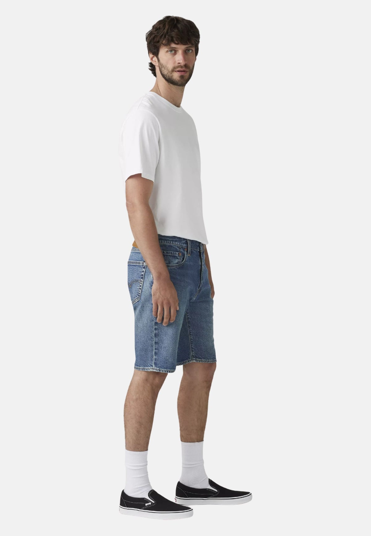 405 STANDARD SHORTS - DENIM BLU