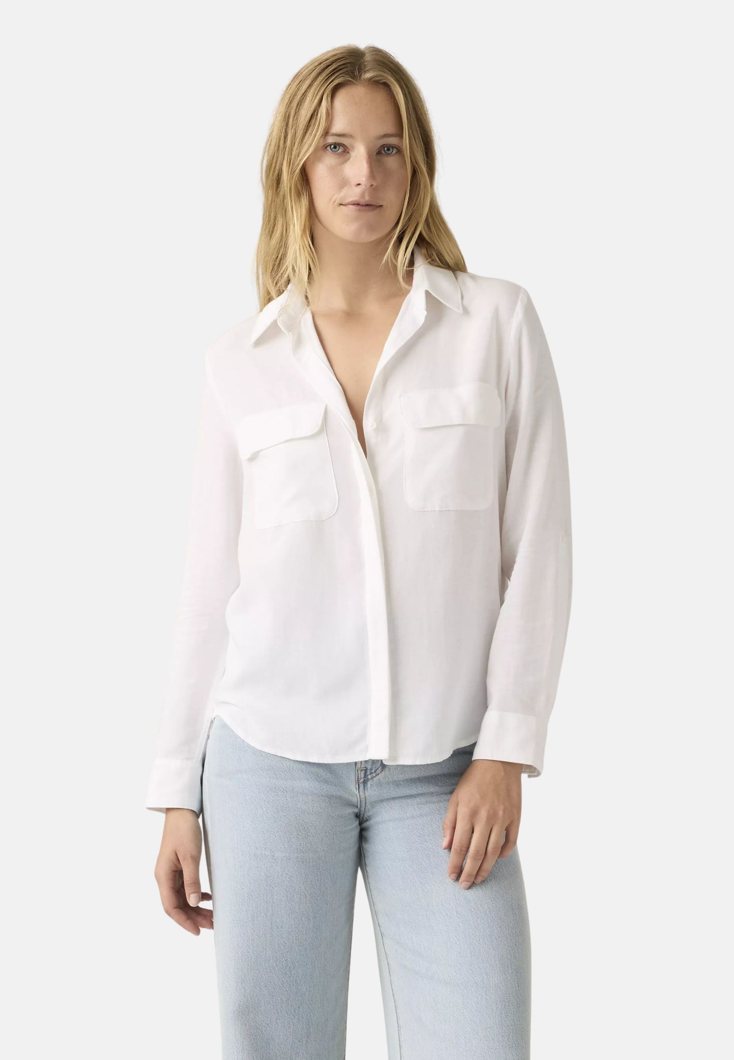 ELAINE UTILITY SHIRT - bianco