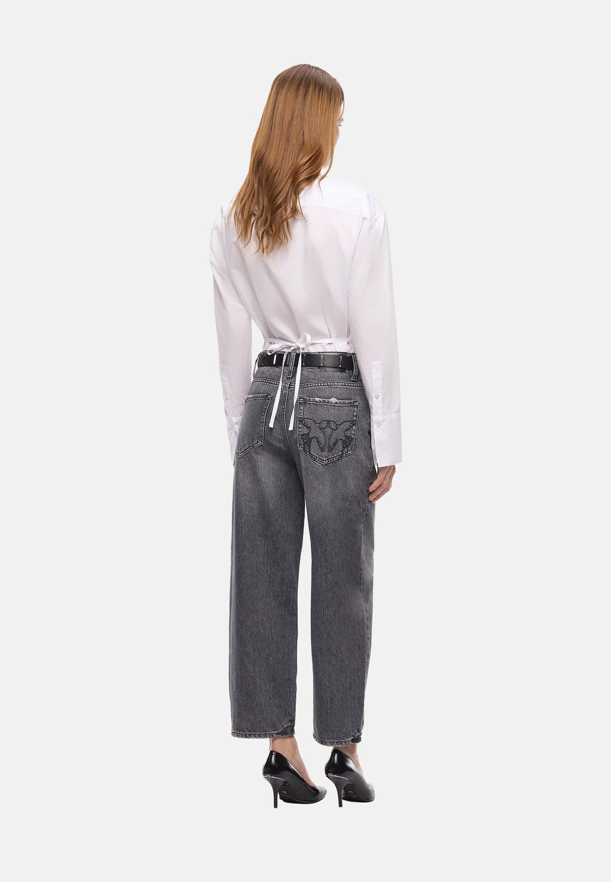 ESTELLE EGG. MOONLIGHT GRAY DENIM - LAVAGGIO D