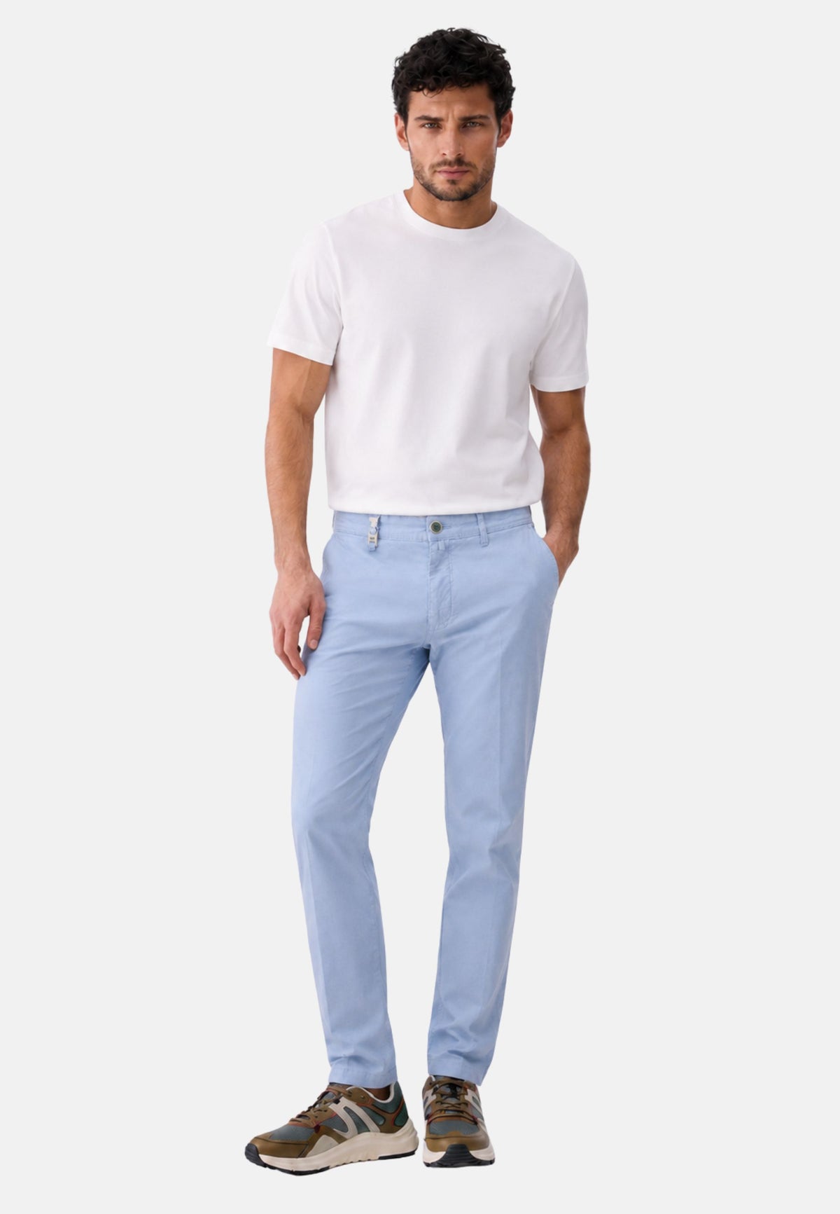PANTALONE SLIM - CELESTONE