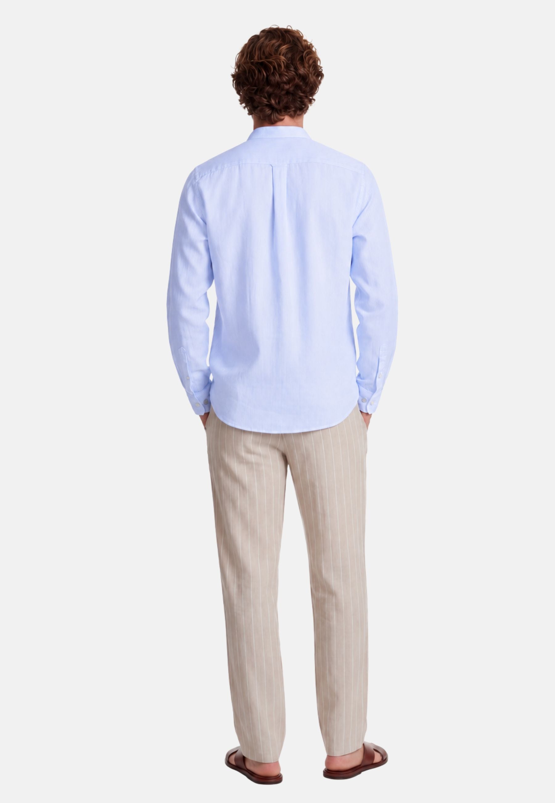 CAMICIA SLIM FIT - blu