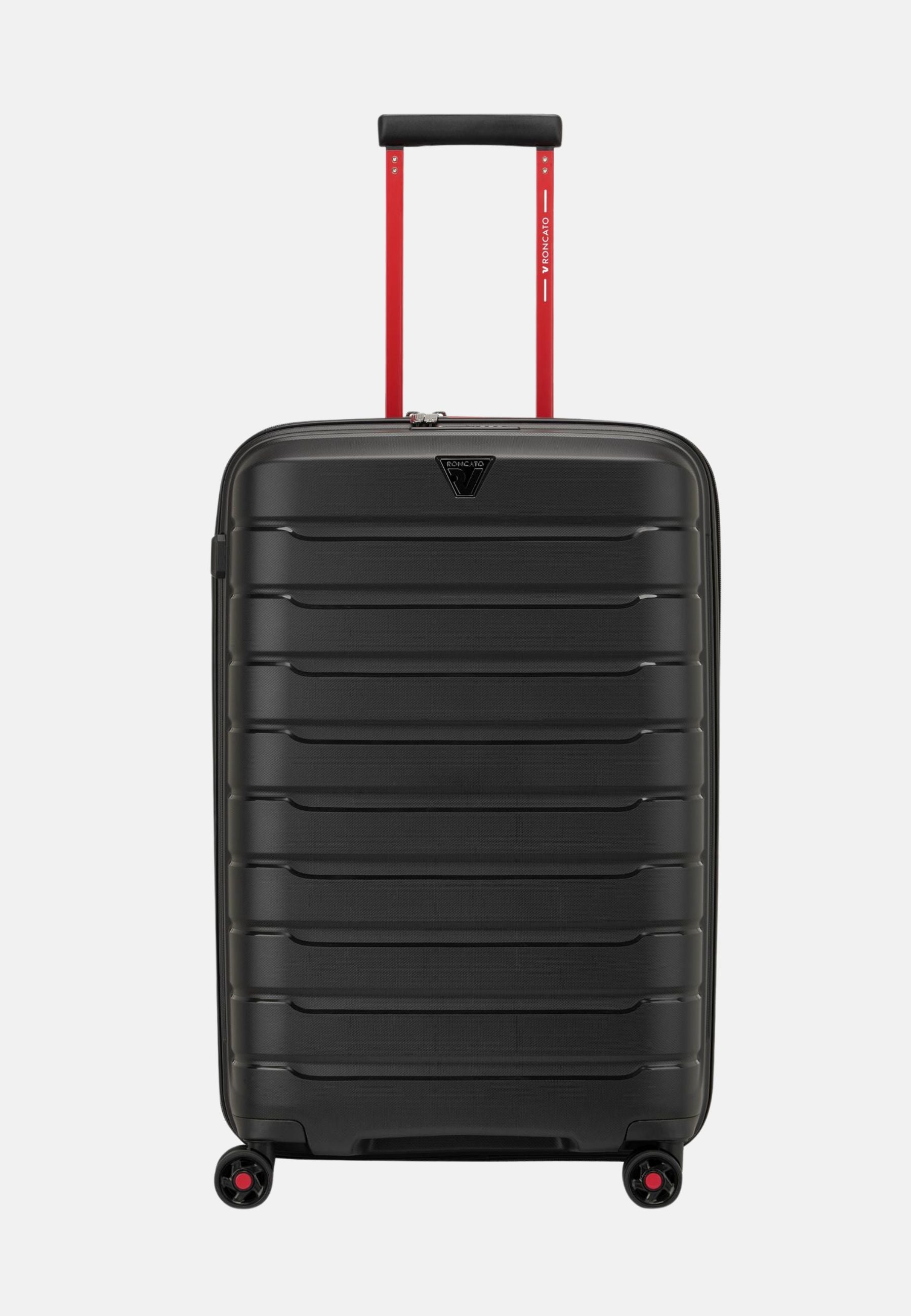 TROLLEY MEDIO 4R 68 CM EXP. - NERO FUMO