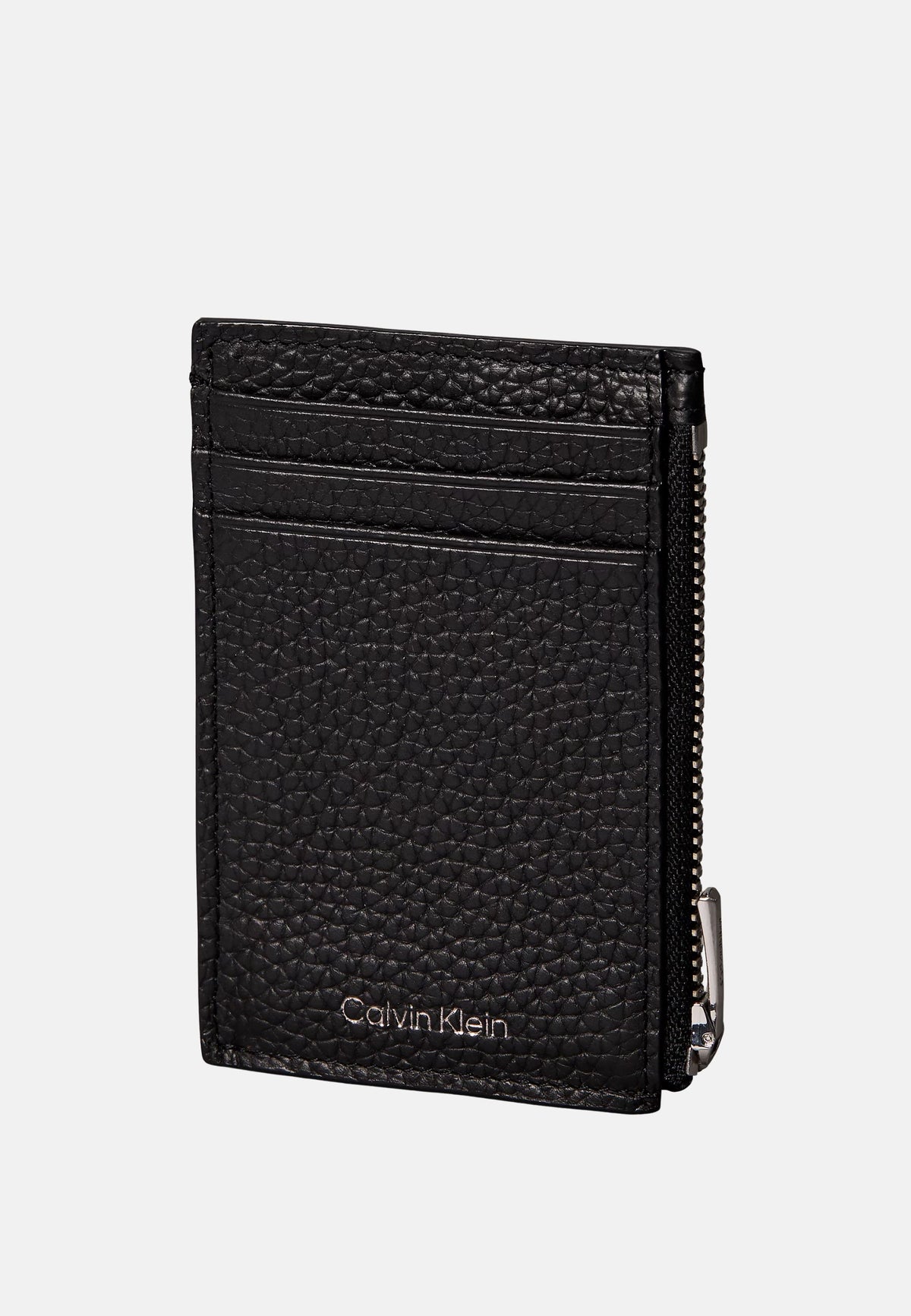 FOIL EMBOSS N/S ZIP - BLACK