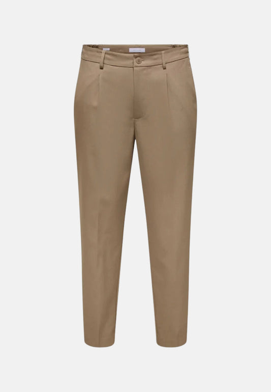 ONSMIRO TAILORED TAP 0346 PANT FRML NOC - CARIBOU