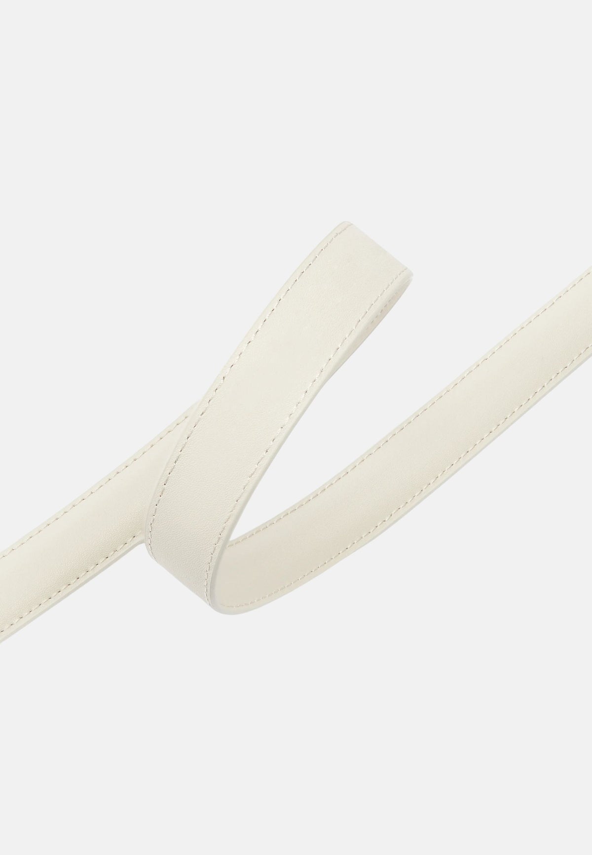 LOVE BERRY H2 BELT.LOW VITELLO SETA - WHITE