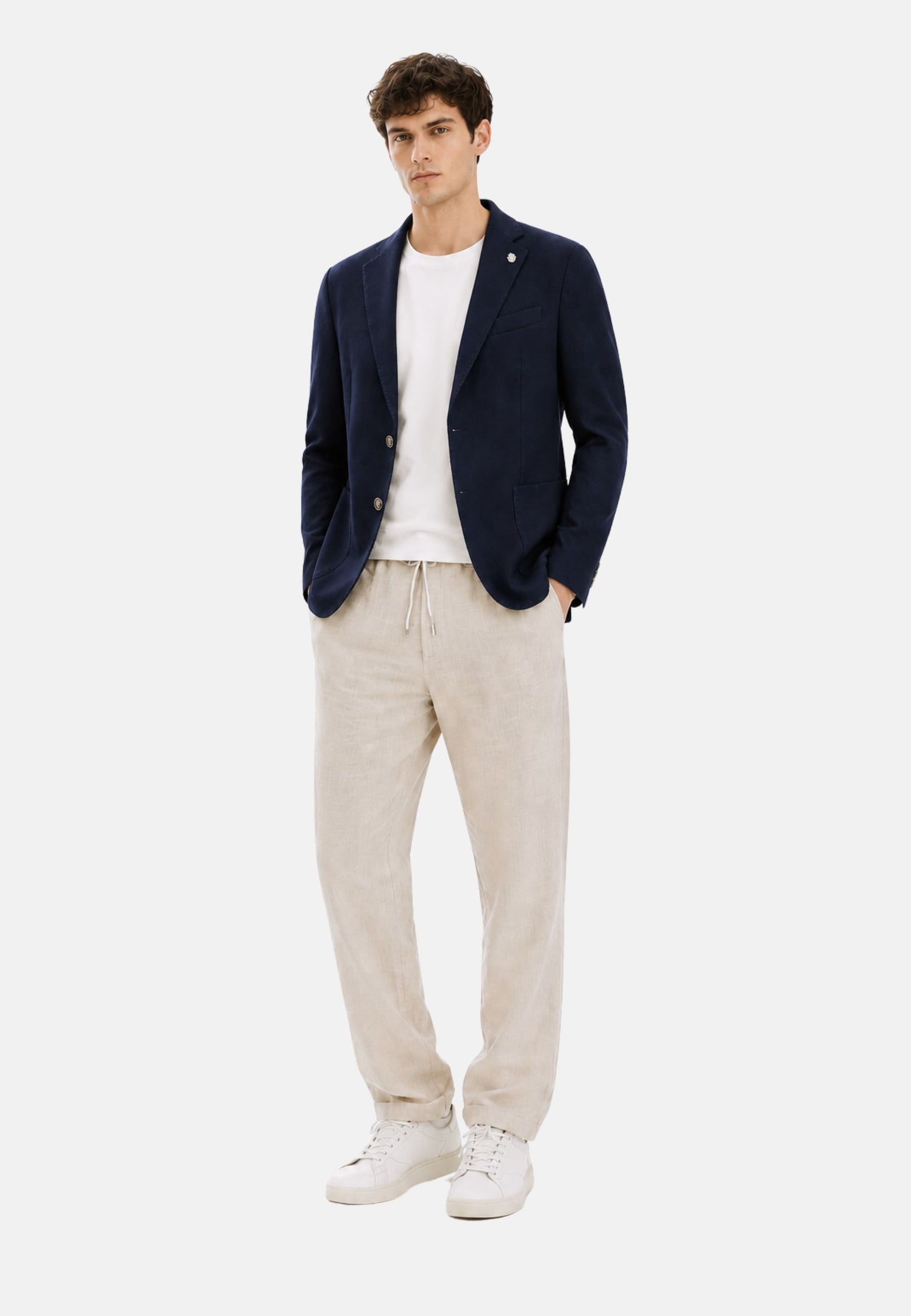 GIACCA MONOPETTO - blu