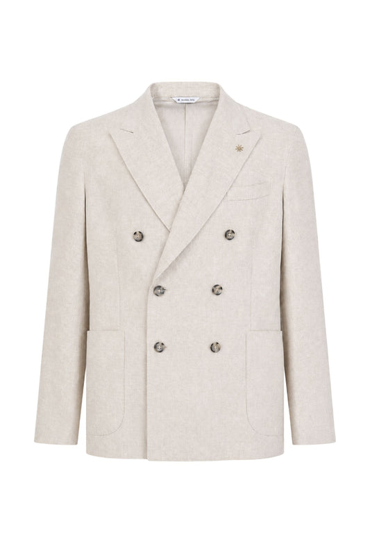 GIACCA DOPPIOPETTO - BEIGE CHIARO