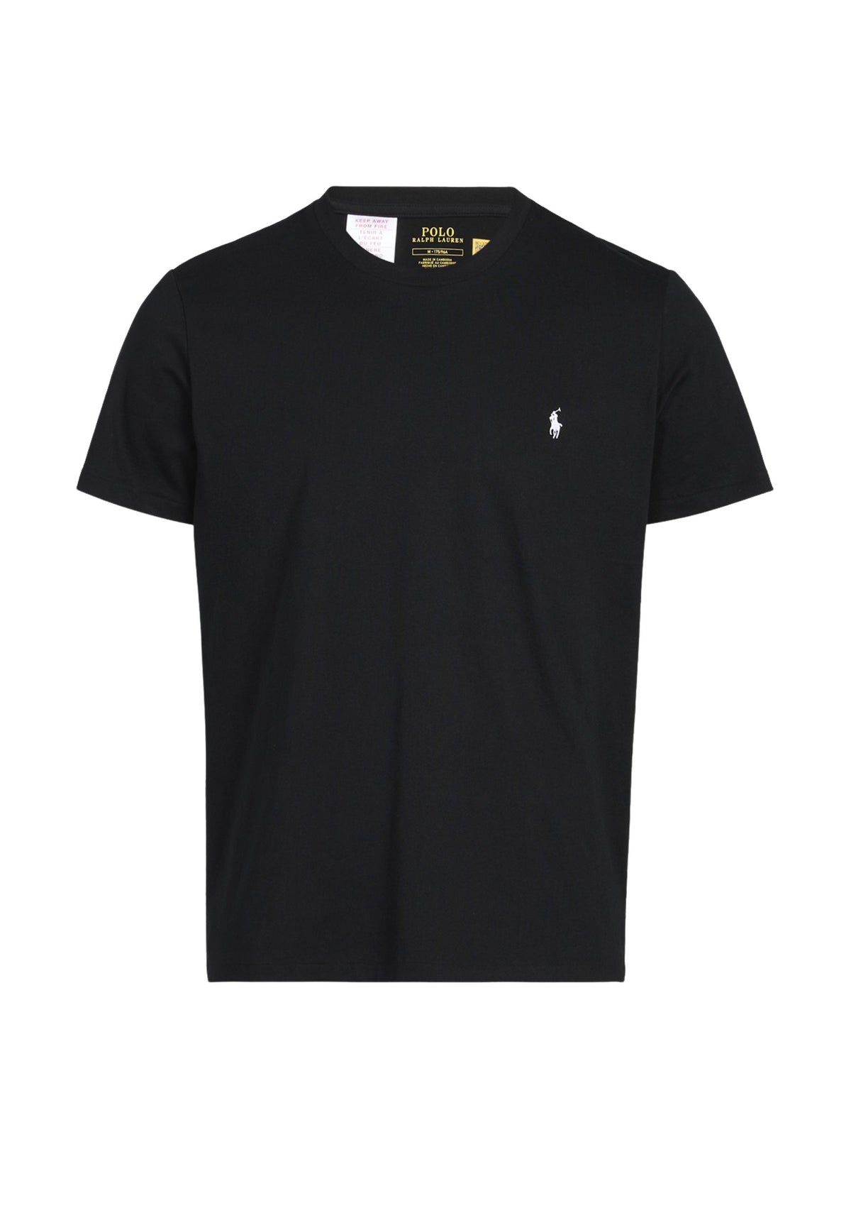 S/S CREW-SLEEP-TOP - BLACK