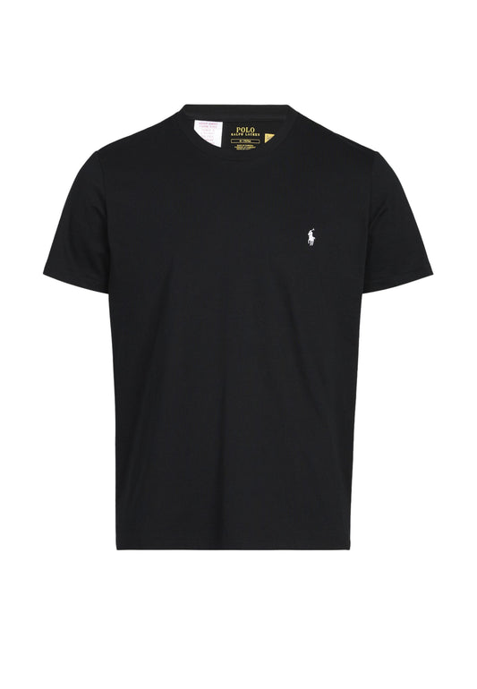 S/S CREW-SLEEP-TOP - BLACK