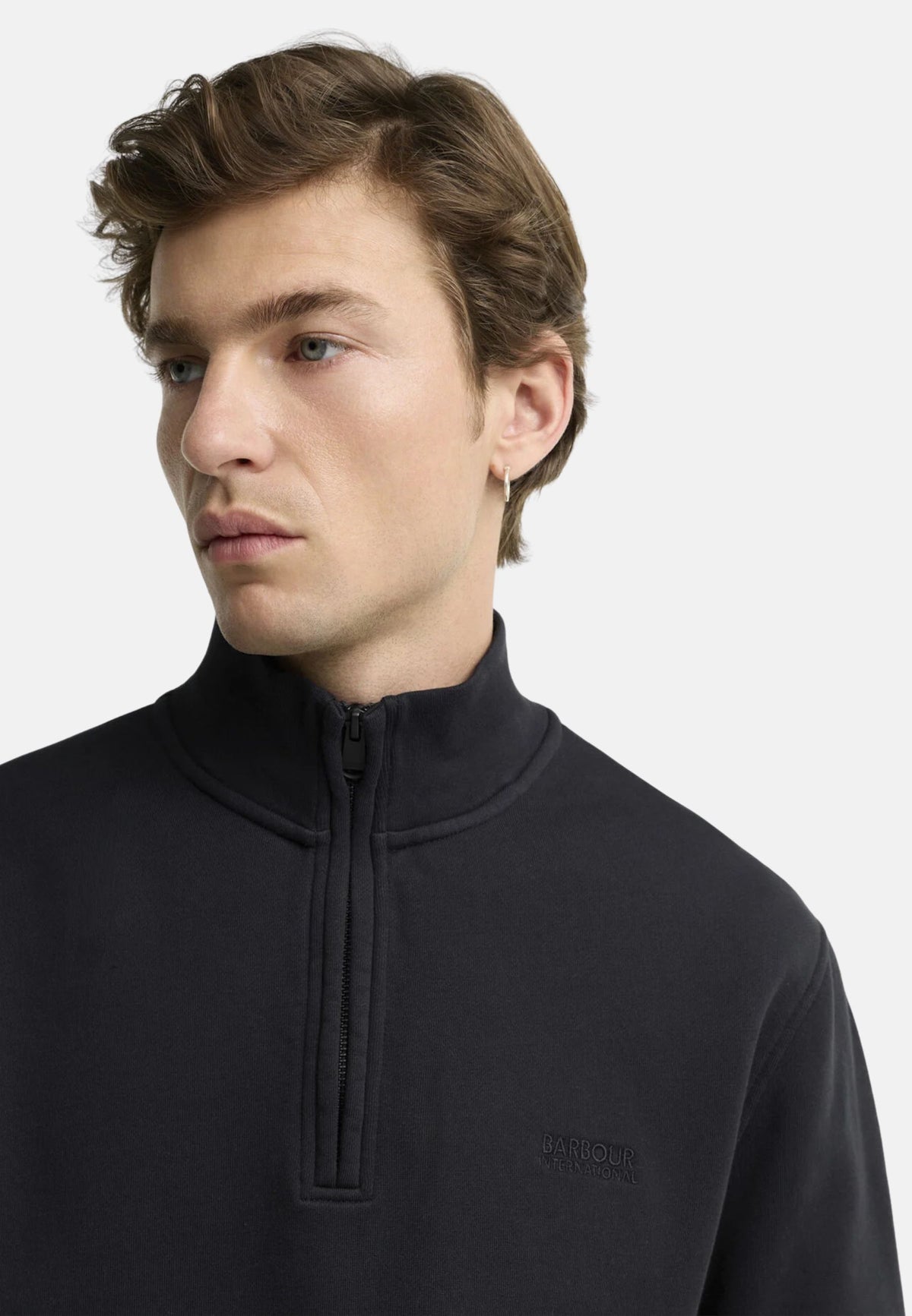 90TH ANNIVERSARY H/ZIP SWEAT - BLACK