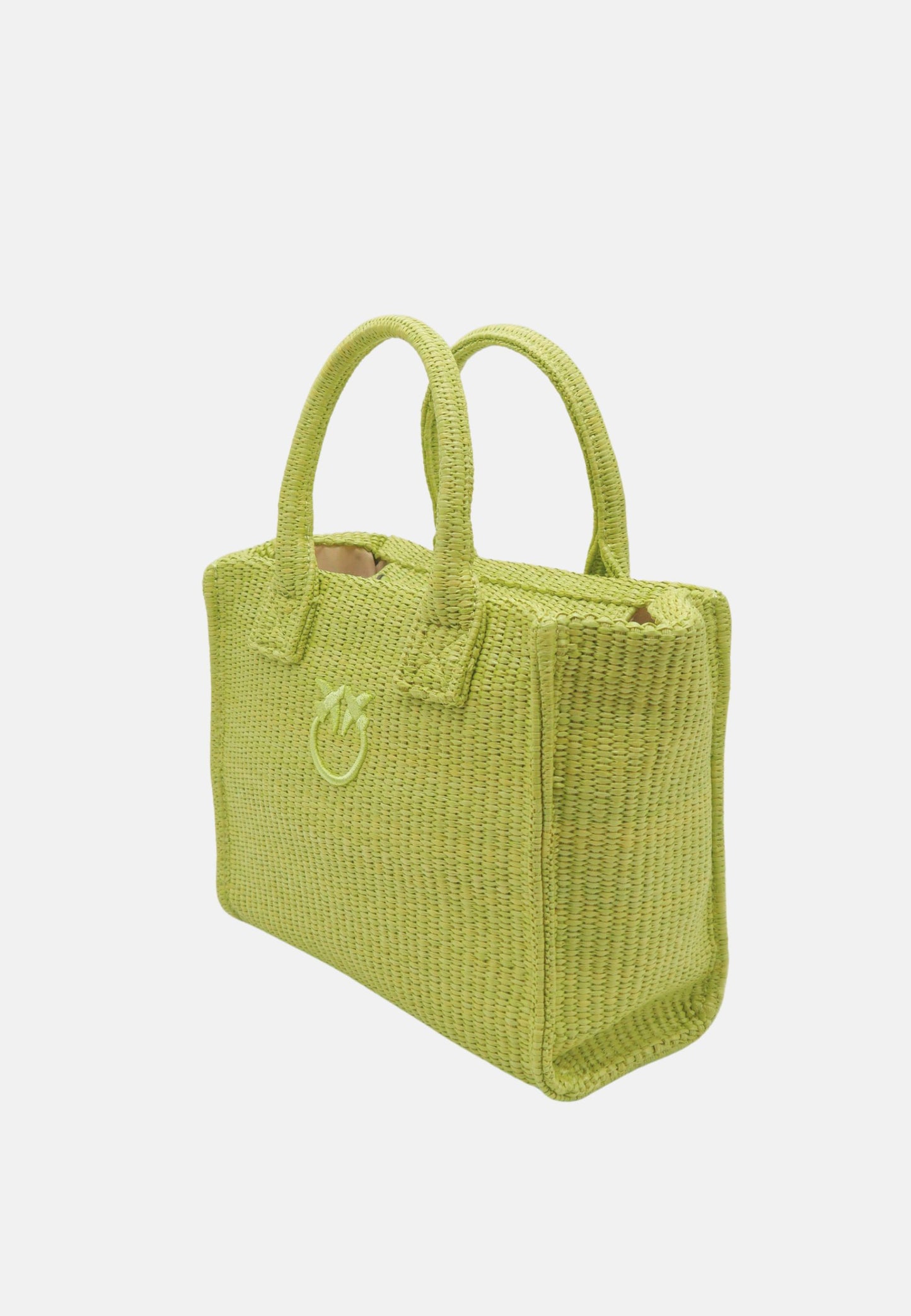 BEACH SHOPPER MINI RAFIA - VERDE MELA