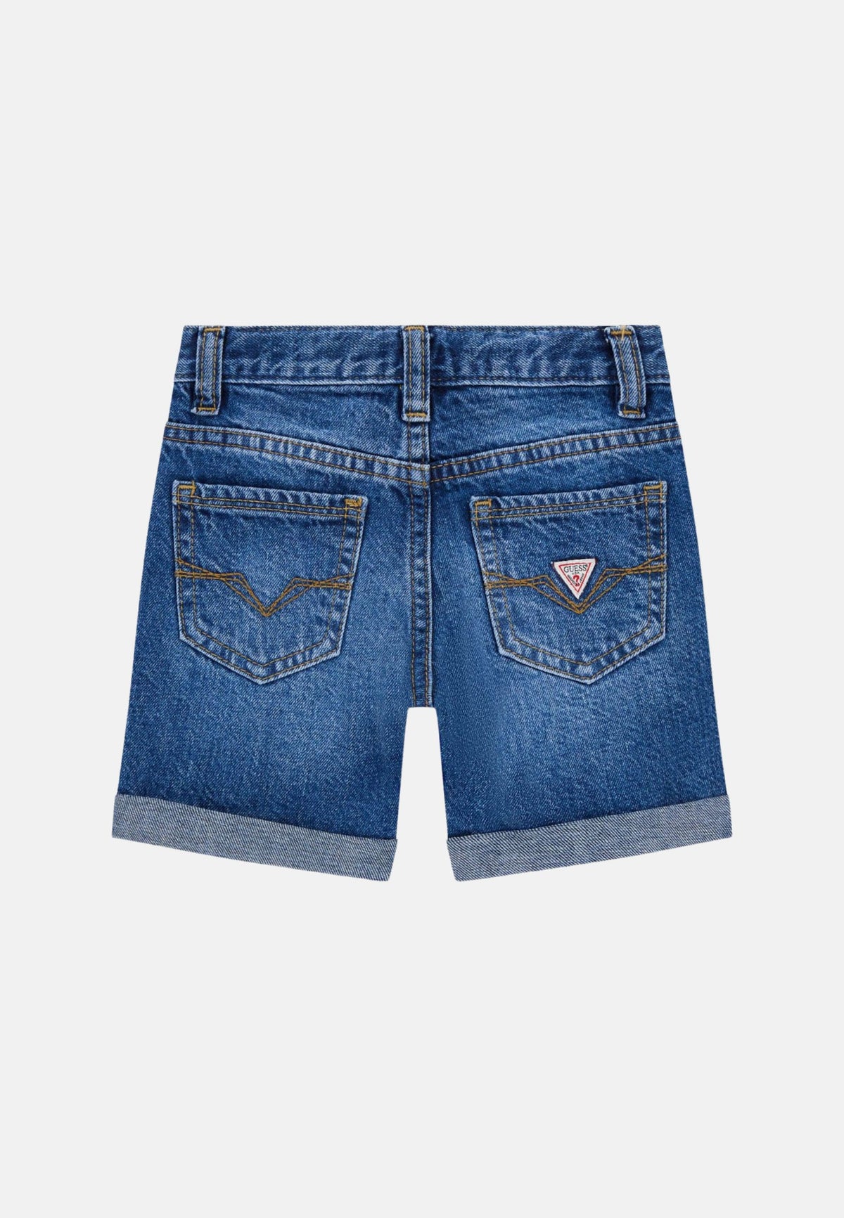 RIGID DENIM SHORT - COBALT