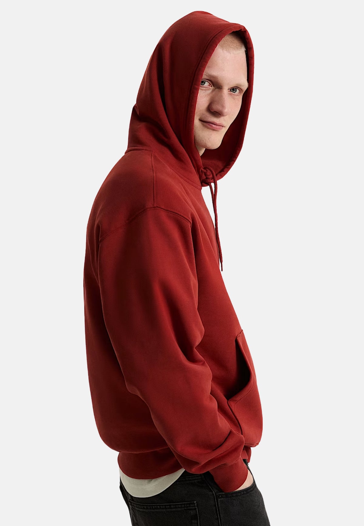 LEFT CHEST IL PULLOVER - POPPY EMBER