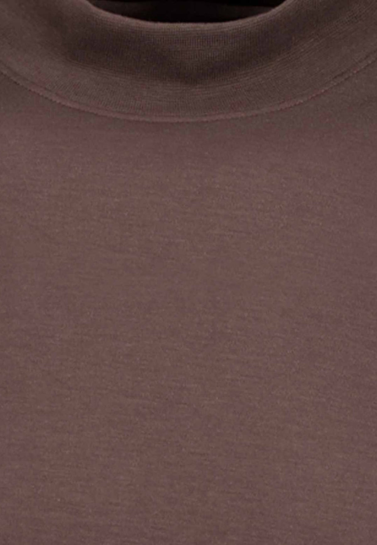 MAGLIA MEZZOCOLLO - MARRONE