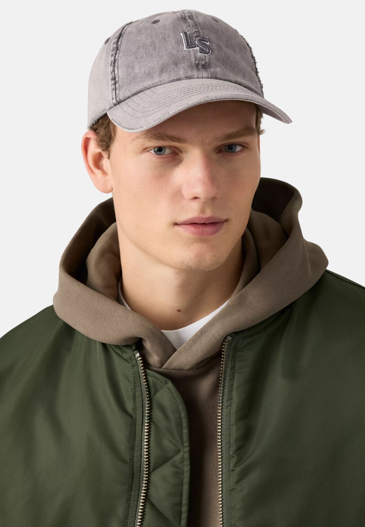 LS MONOGRAM CAP SUNSHINE - GRIGIO