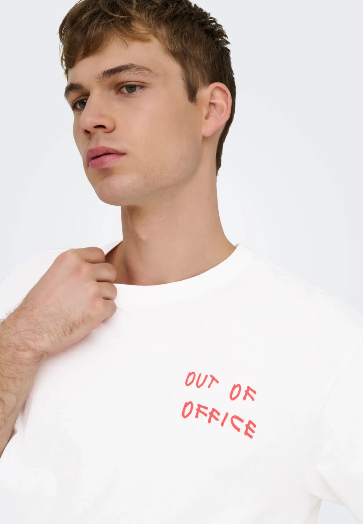 ONSALEX PASSA RLX SS TEE - BRIGHT WHITE/OUT OF OFF