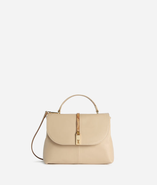 BORSA A MANO C/TRACOLLA - IVORY