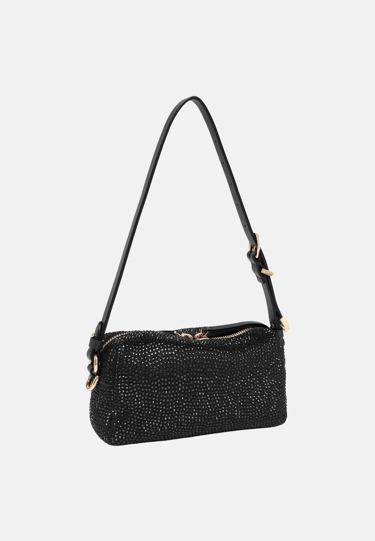 BAULETTO TRITTICO MINI FULL STRASS - BLACK