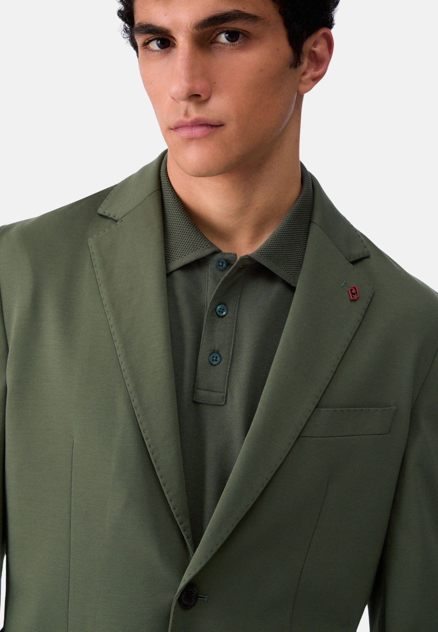 GIACCA BLAZER JERSEY - verde