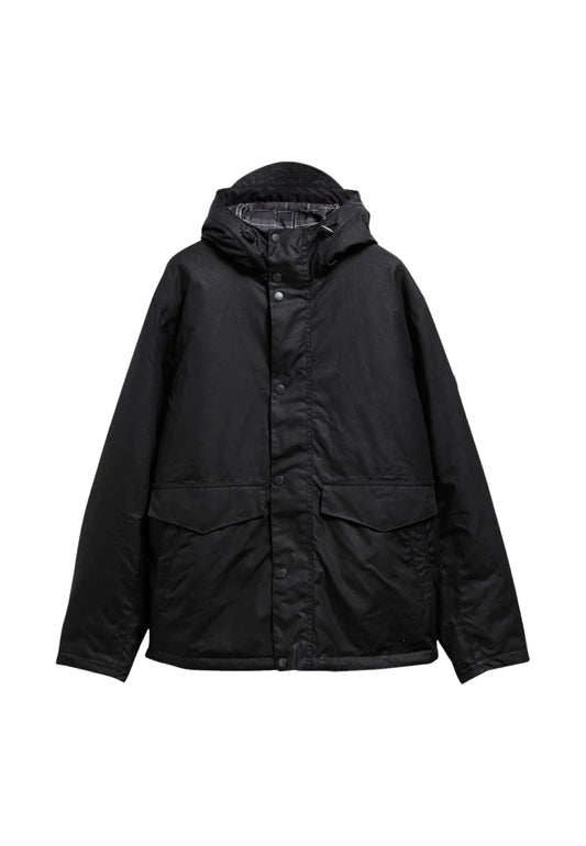 EVERRETT WAX JACKET - BLACK