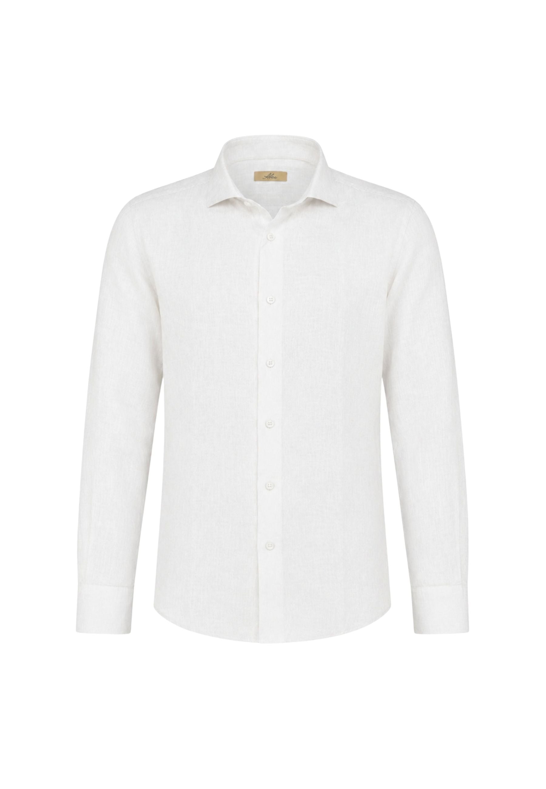 CAMICIA LINO M/L - bianco