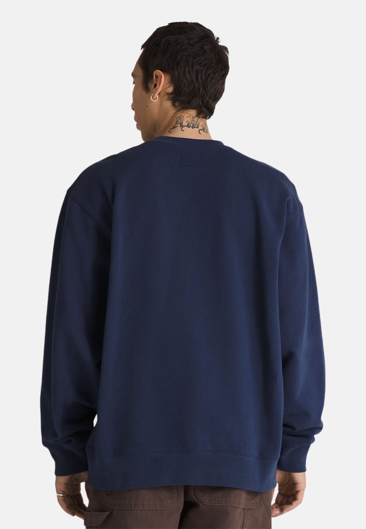 SKATE AVE CREW NECK FLE - DRESS BLUE