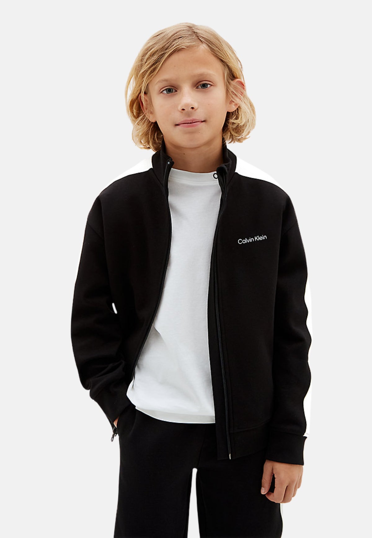 TERRY COLORBLOCK JOGGER SET - PVH BLACK