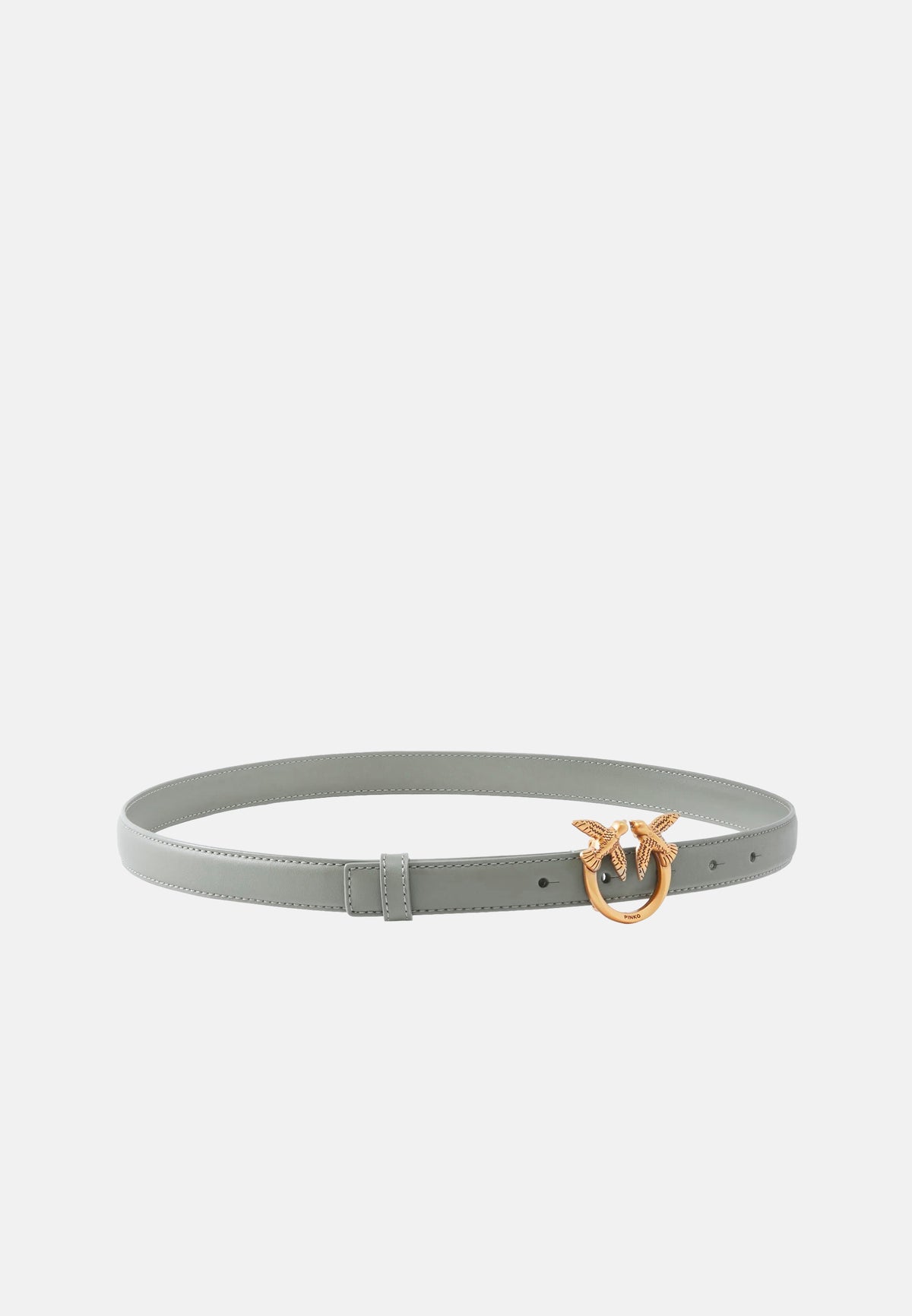 LOVE BERRY H2 BELT.LOW VITELLO SETA - GRIGIO PERLA