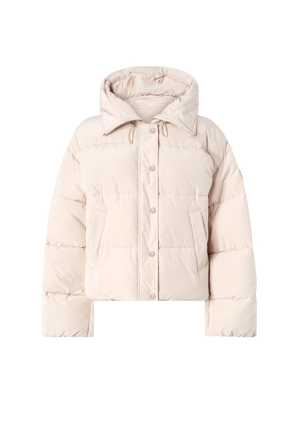 IMPASTO IMBOTTITO TELA MANO PESCA CON PATCH LOGO - BEIGE