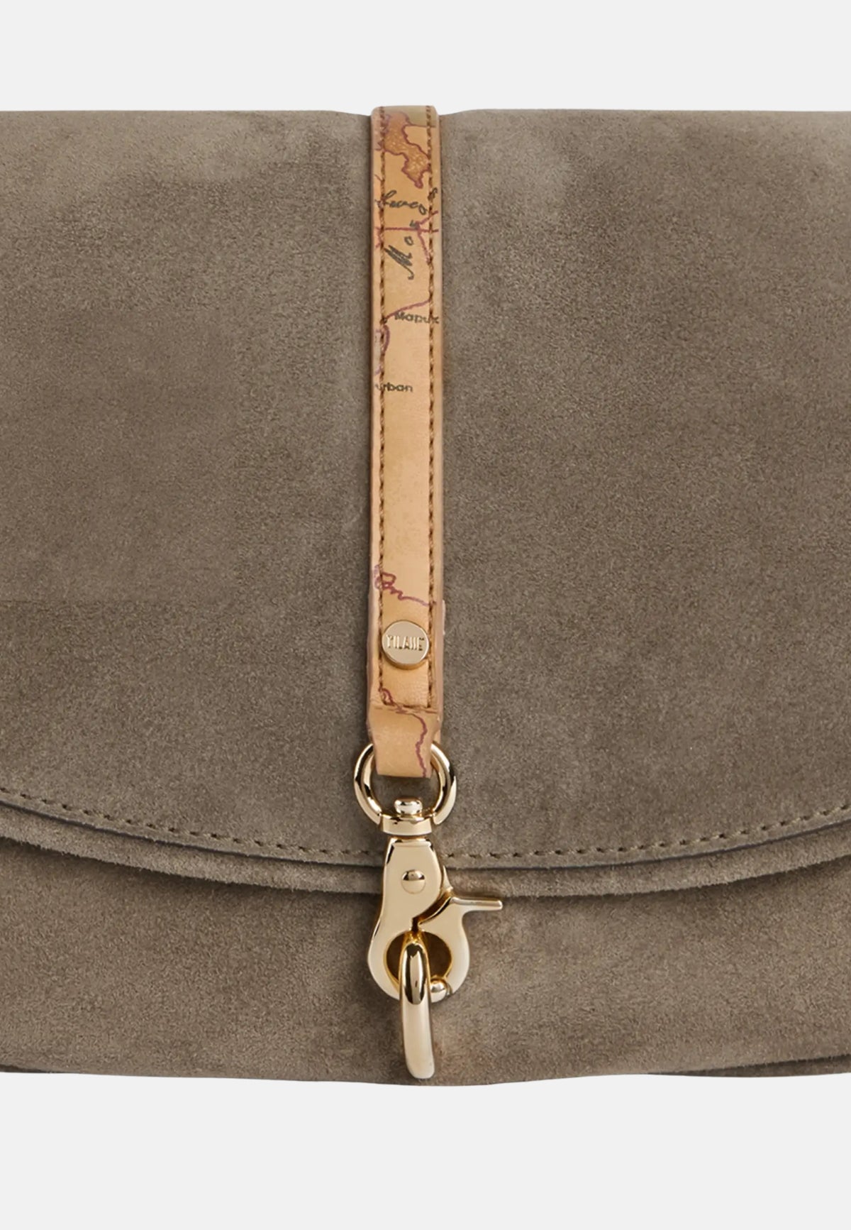 SHOULDER BAG WITH FLAP - OLIVE GREEN