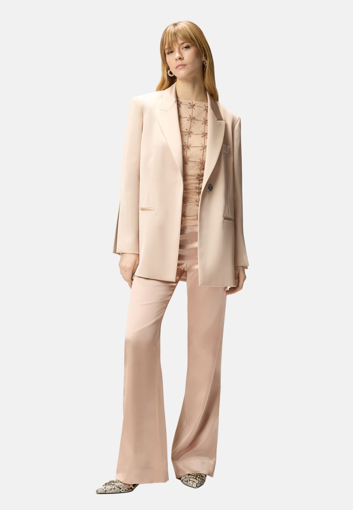 PINOLO PANTALONE SATIN - BEIGE