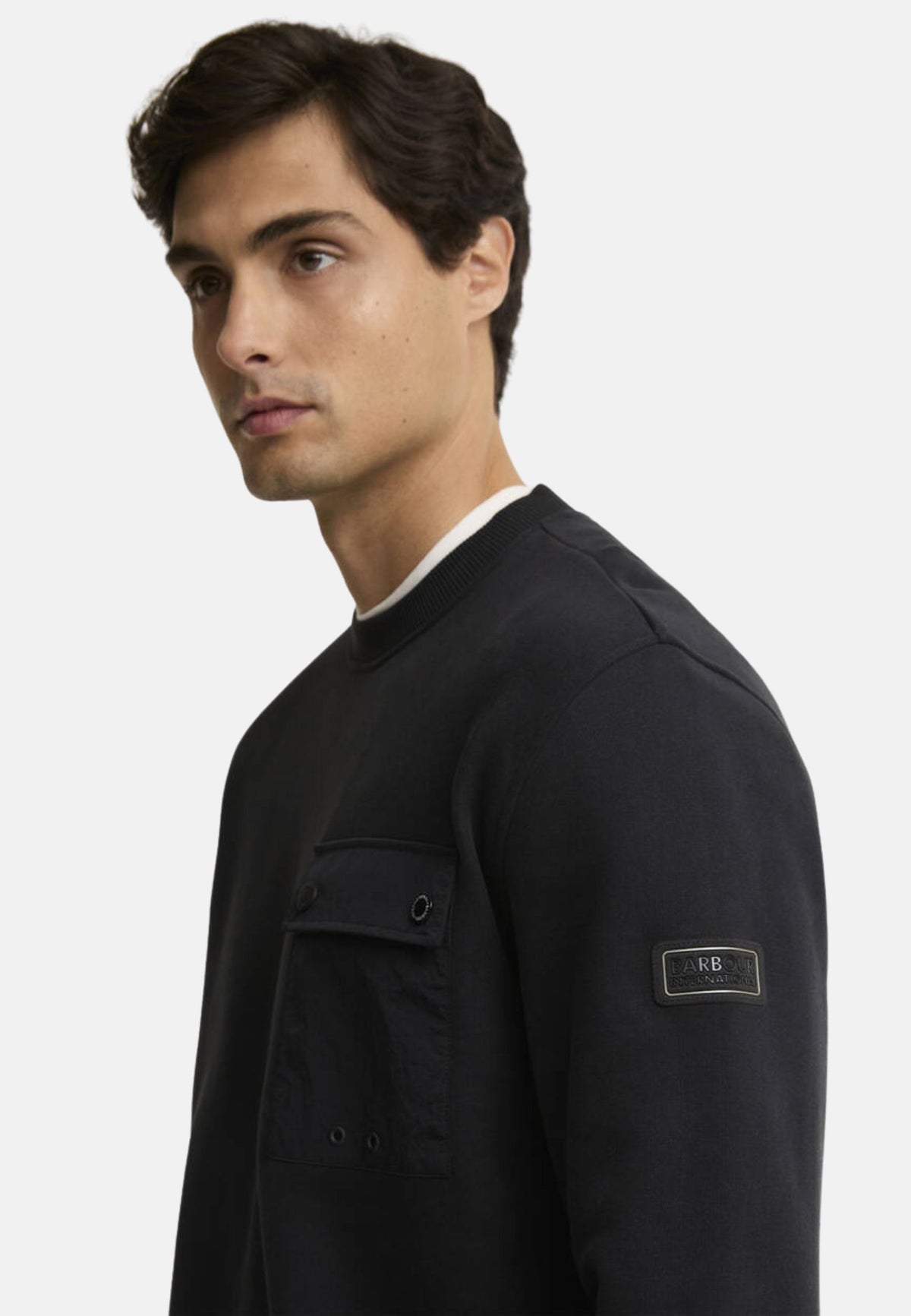 INLICE CREW SWEATSHIRT - BLACK