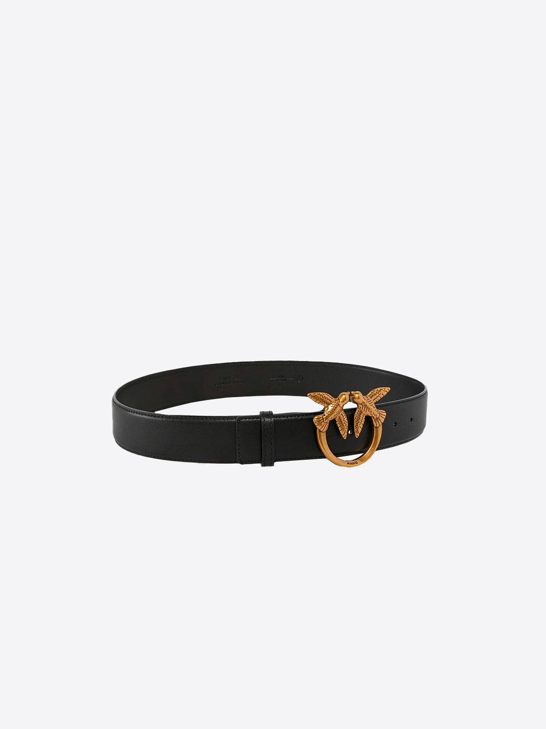 LOVE BERRY H4 BELT LOW VITELLO SETA - BLACK