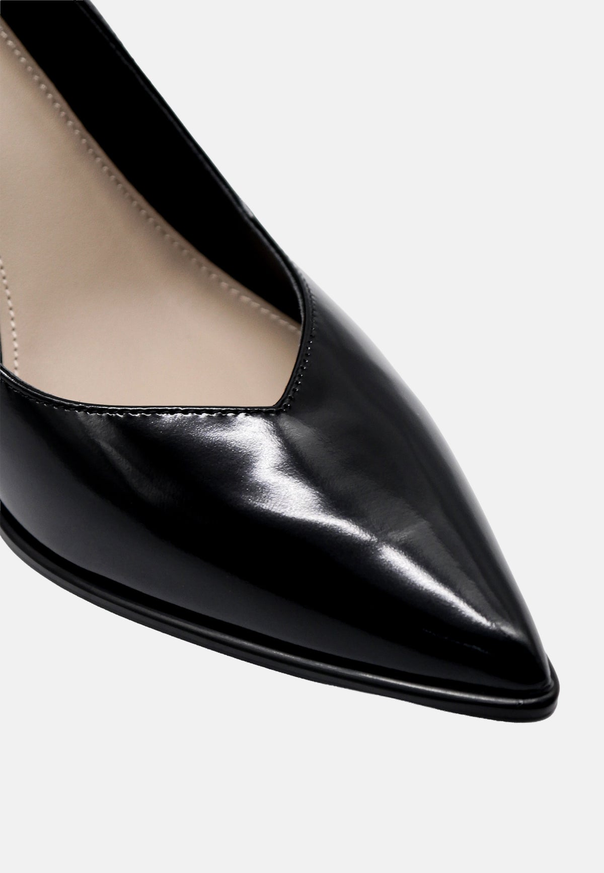 LADY 11-DECOLLETE CALF LEATHER - BLACK