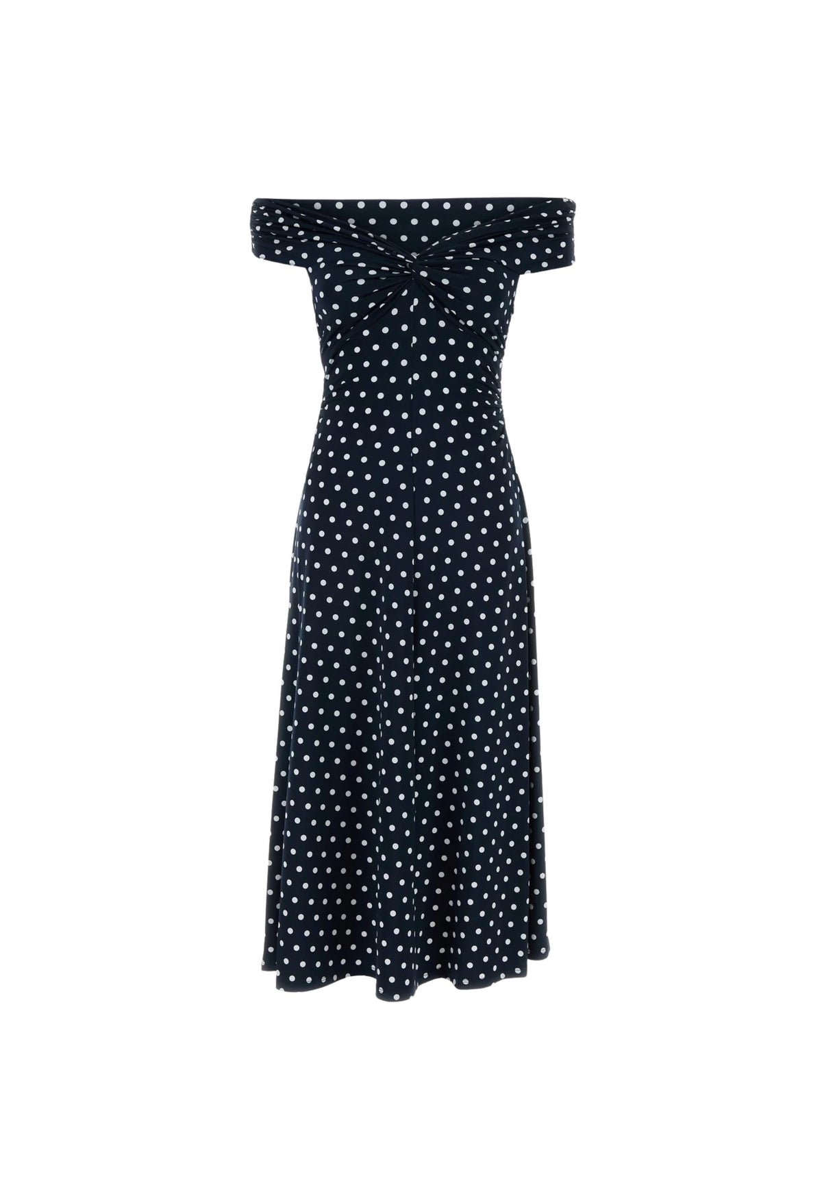 ABITO A POIS - MIDNIGHT BLUE
