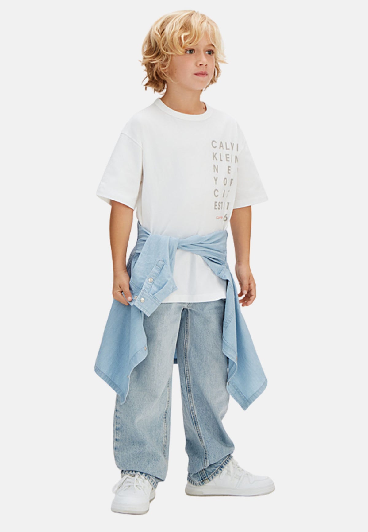 SQUARE LOGO T-SHIRT - WHITE