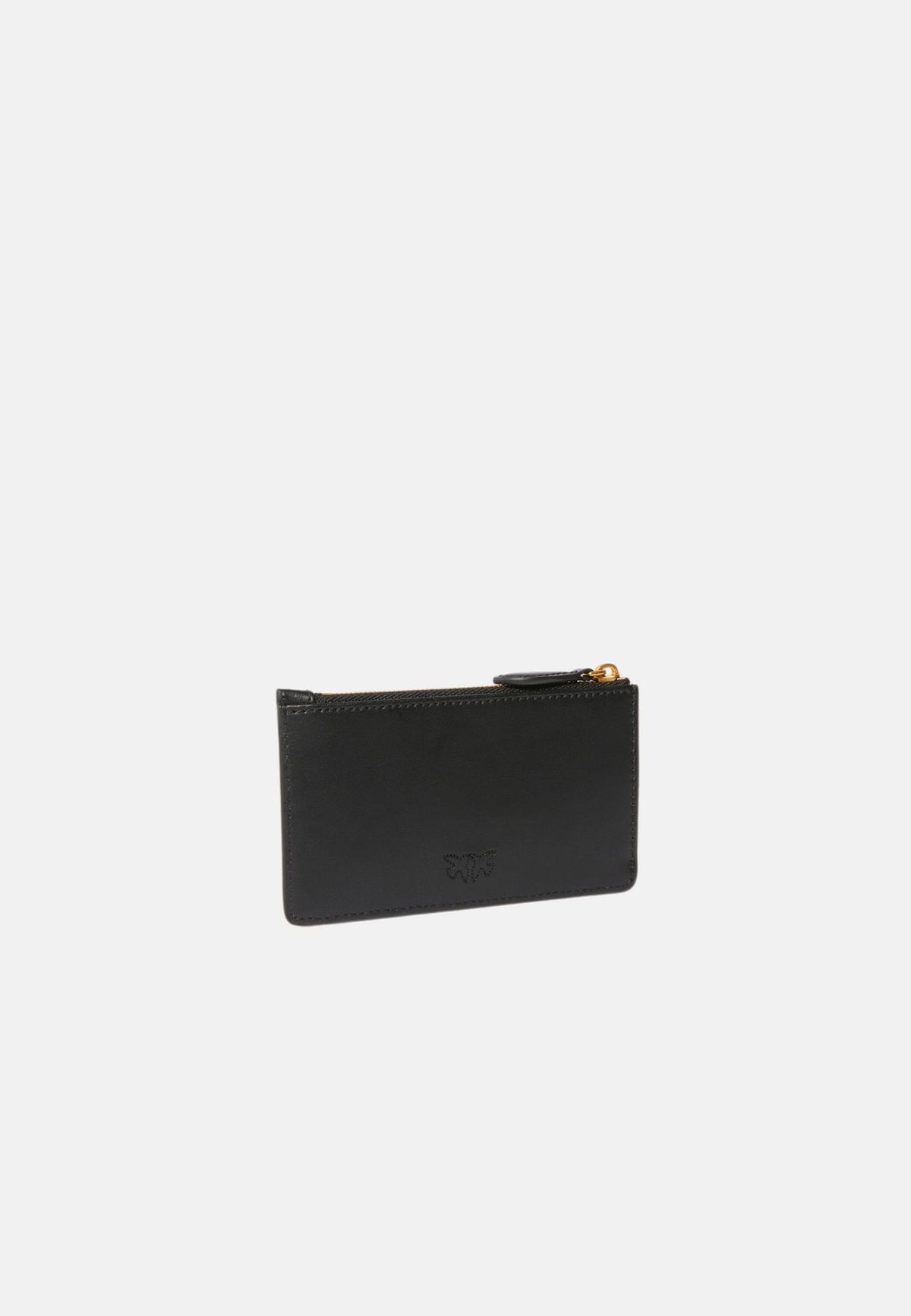 AIRONE CARDHOLDER VITELLO SETA - BLACK