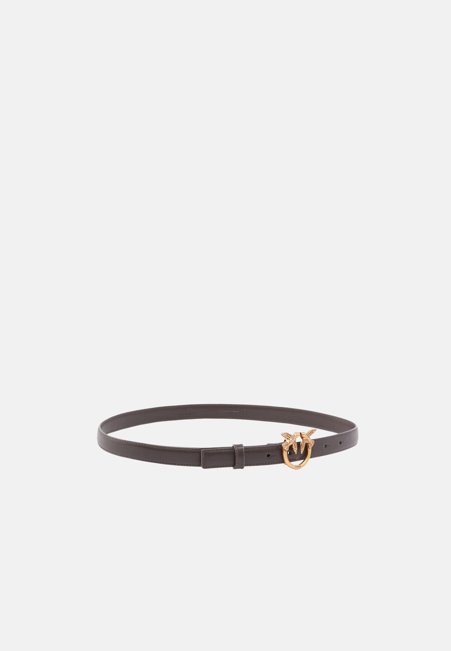 LOVE BERRY H2 BELT.LOW VITELLO SETA - BROWN
