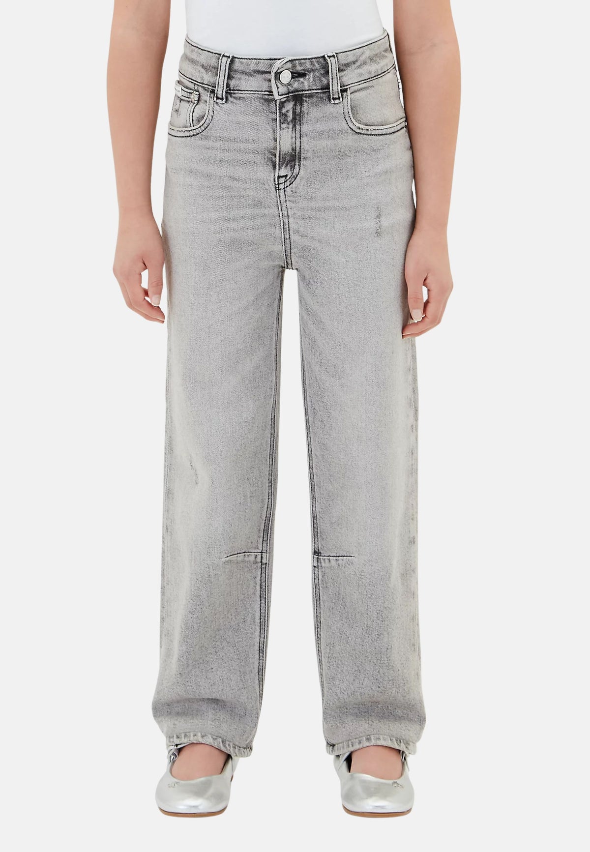 EXAGGERATED BARREL - STONE GREY WASH