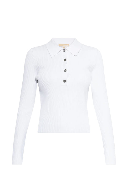 POLO MANICA LUNGA - WHITE